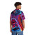 Psychedelic Hawaiian Shirt with Alex Grey Art and Trippy Floral Pattern - People Back