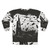 Psycho Attack White Print Sweatshirt - Back
