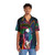 Vibrant horse running Hawaiian shirt with abstract, modern art design - People Front