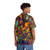 Psychedelic consciousness Hawaiian shirt featuring visionary art design - People Back
