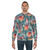 Protea Flowers Sweatshirt featuring a colorful, botanical pattern - men