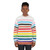 Progress Pride Stripes Sweatshirt featuring the inclusive LGBTQ+ pride flag - women