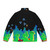 Moon Patrol Puffer Jacket featuring retro 8-bit pixel art design - Back