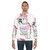 Bulldog wearing a unicorn-themed sweatshirt - men