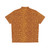 Vintage-style Hawaiian shirt with leopard spots in gold ochre and terra cotta colors - Back