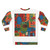 Primitive Sweatshirt with Colorful Abstract Art and Geometric Shapes - Back