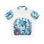 Frostfin dolphin Hawaiian shirt with a fantasy sea creature design