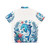 Frostfin dolphin Hawaiian shirt with a fantasy sea creature design - Back