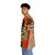 Retro Hawaiian shirt with geometric pattern and ginger hair model - People Left