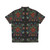 Vibrant Hawaiian shirt with growth and happiness motif - Back