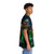 Green Velvet Hawaiian Shirt with Space, Galaxy, and DJ Themes - People Pight