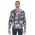 Cosmic Fury: Universe Sweatshirt with Furry Animal Designs - men