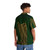 Green and gold Irish Celtic harp Hawaiian shirt - People Back
