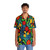 Vibrant ethnic pattern mexican hawaiian shirt - People Front