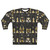 Kemetic Egyptian Gods Sweatshirt featuring Anubis, Horus, Sobek, and Bastet