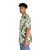 Green ferns and leaves Hawaiian shirt - People Left