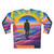 Desert Sunrise Sweatshirt - Abstract, Graphic Design - Back