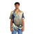 Vintage-inspired Hawaiian shirt with a Great Wave print - People Front