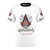 T-shirt with Assassin's Creed-inspired design featuring the Assassin and Templar symbols