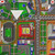 Retro gaming Sim City Hawaiian shirt with pixel art zoom design - Detail