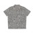 Gray Hawaiian shirt with a cartoon microbes pattern - Back