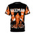 Retro styled Half Life inspired gaming t-shirt featuring the iconic orange and black color scheme