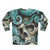 Skull and ocean themed sweatshirt with focus keyword "skull sweatshirt" - Back