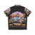 Retro gamer Hawaiian shirt with pixelated "No Parking Violators Will Be Destroyed" design - Back
