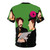 Artistic t-shirt design featuring elements from the popular Broadway musical "Sunday in the Park with George" - Back