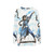 Katara Avatar Sweatshirt with Watercolor Design - hanging