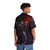 Fox in the stars geometric hawaiian shirt galaxy space print - People Back
