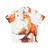 fox hawaiian shirt vintage animal print beach attire