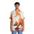 fox hawaiian shirt vintage animal print beach attire - People Front