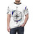 Illustration of a compass rose with the text "Not All Those Who Wander Are Lost" on a t-shirt - men front