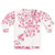 Elegant pink cherry blossom watercolor floral sweatshirt