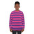 Cheshire Cat Striped Sweatshirt in Pink and Purple - women