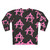 Pink Anarchy Sweatshirt with Machine Gun Kelly Inspired Design - Back