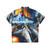 Gradius Gaiden Hawaiian Shirt with Radiant Silvergun and Ikaruga themed design - Back