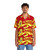 Vintage-style Hawaiian shirt with Plantagenet dynasty coat of arms - People Front