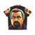 Pop Art Steven Seagal Hawaiian Shirt - Back