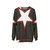 Inverted Bordered Five-Pointed Star Sweatshirt - hanging