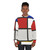 Piet Mondrian inspired geometric sweatshirt with primary colors - women