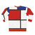 Mondrian-inspired de stijl sweatshirt with primary colors and geometric patterns - Back