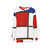 Mondrian-inspired de stijl sweatshirt with primary colors and geometric patterns - hanging