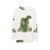 Cute Pickle Monster Sweatshirt featuring Deviljho from the Monster Hunter video game series - hanging