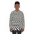 Dazzle geometric camo pattern sweatshirt - women