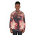 Vibrant phoenix bird sweatshirt with fiery feathers and mythical design - women