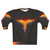Phoenix Sweatshirt with Flames and Feathers