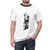 Retro pixel art design of Altair from the Assassin's Creed video game series on a t-shirt - men front