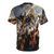 Baroque-style t-shirt with the painting "The Fall of Phaeton" by Rubens - Back